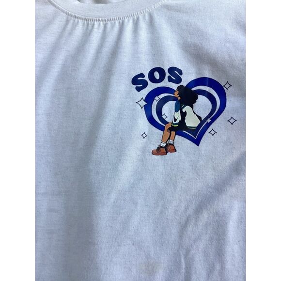 SZA Tour Tee "SOS" -White  Size M - Picture 4 of 4